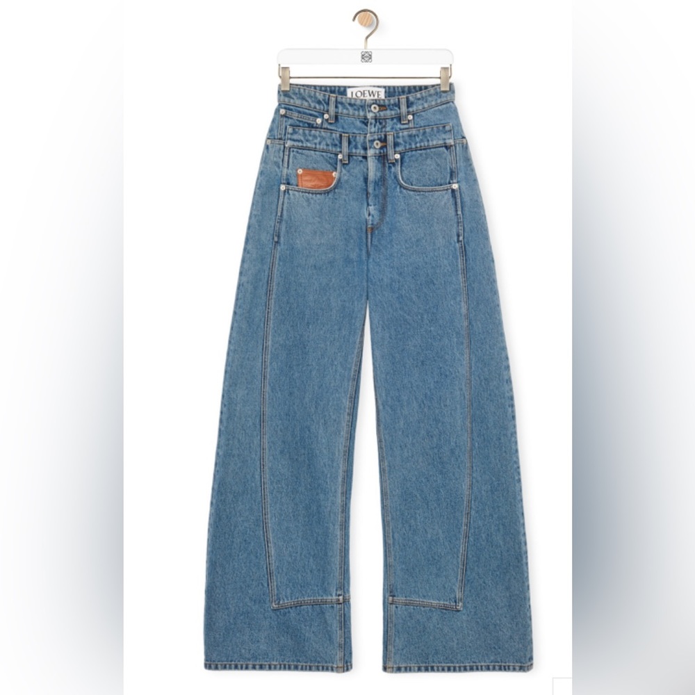 Loewe Trompe L’Oeil high rise jeans sz 40